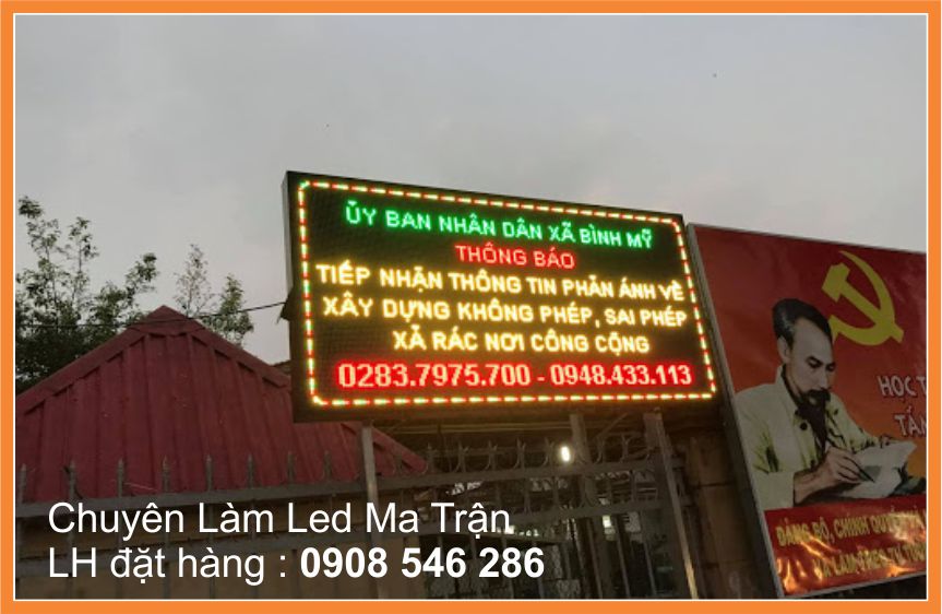 Thi Công Bảng Hiệu Led Chạy Chữ