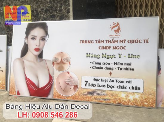 Bảng Hiệu Alu Dán Decal