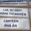 Bảng Tên Phòng Ban Mica Giá Rẻ